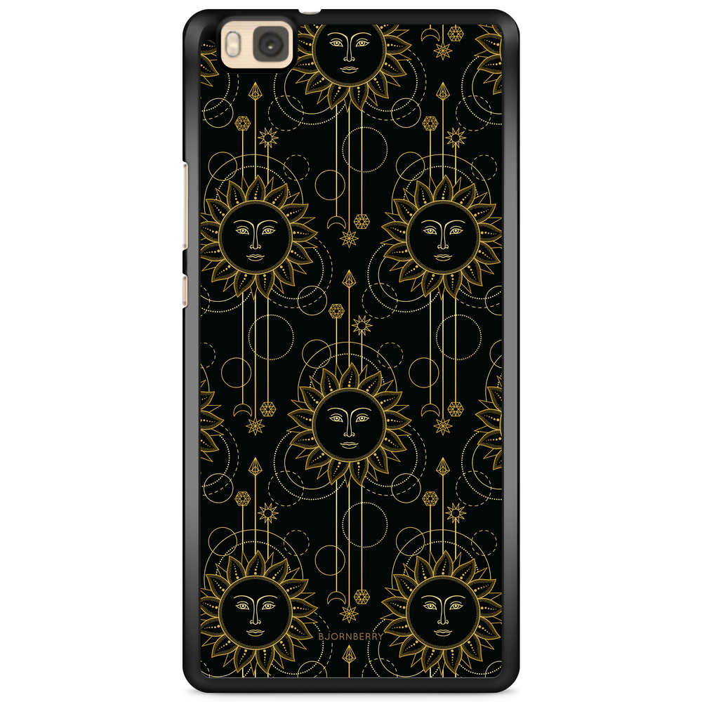 Huawei P8 Lite Case - Gold Suns