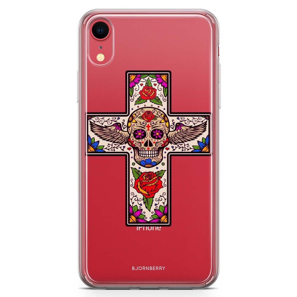 iPhone XR Fashion Case - Skull Cross