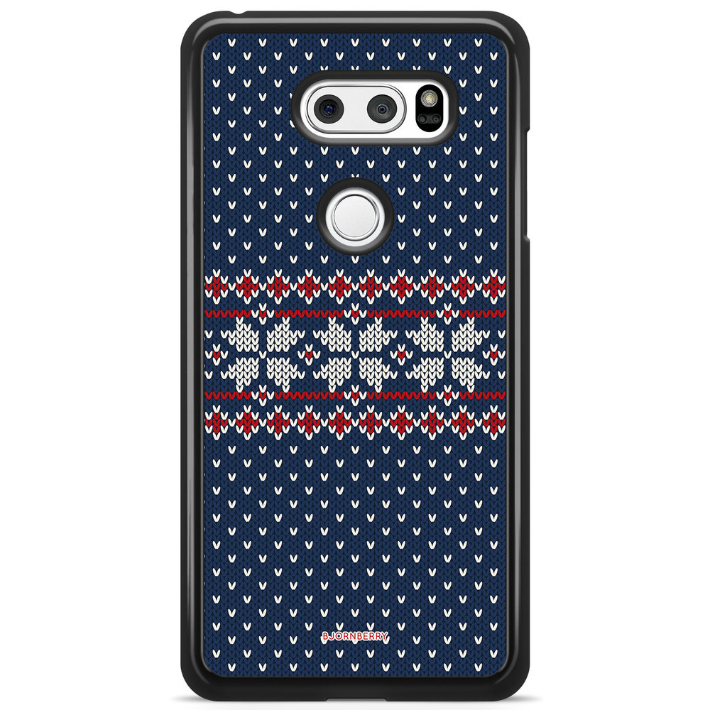 LG V30 Case - Knitted Xmas