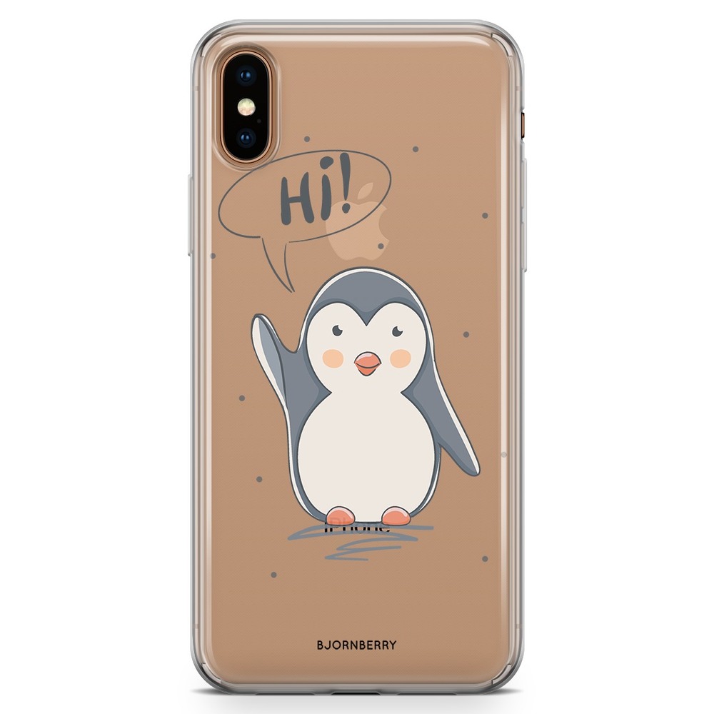 iPhone Xs Max Fashion Case - Cute Penguins