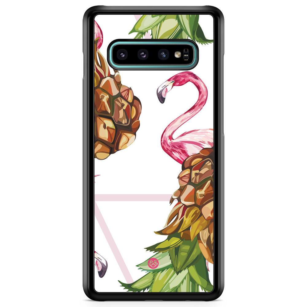 Samsung Galaxy S10 Plus Case - Pineapple & Flamingo