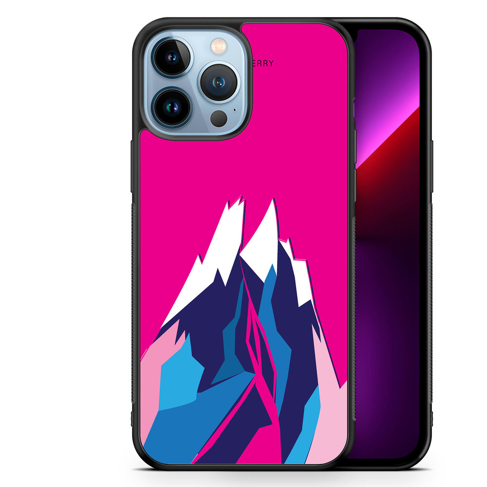 iPhone 13 Pro Max Case - Pink Mountain