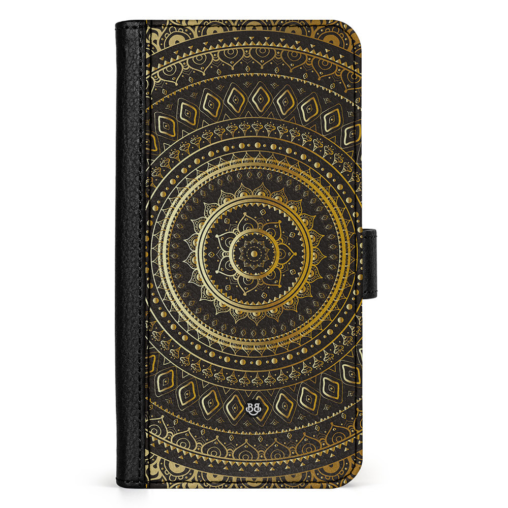 Xiaomi 13 Pro Wallet Case - Gold Mandala