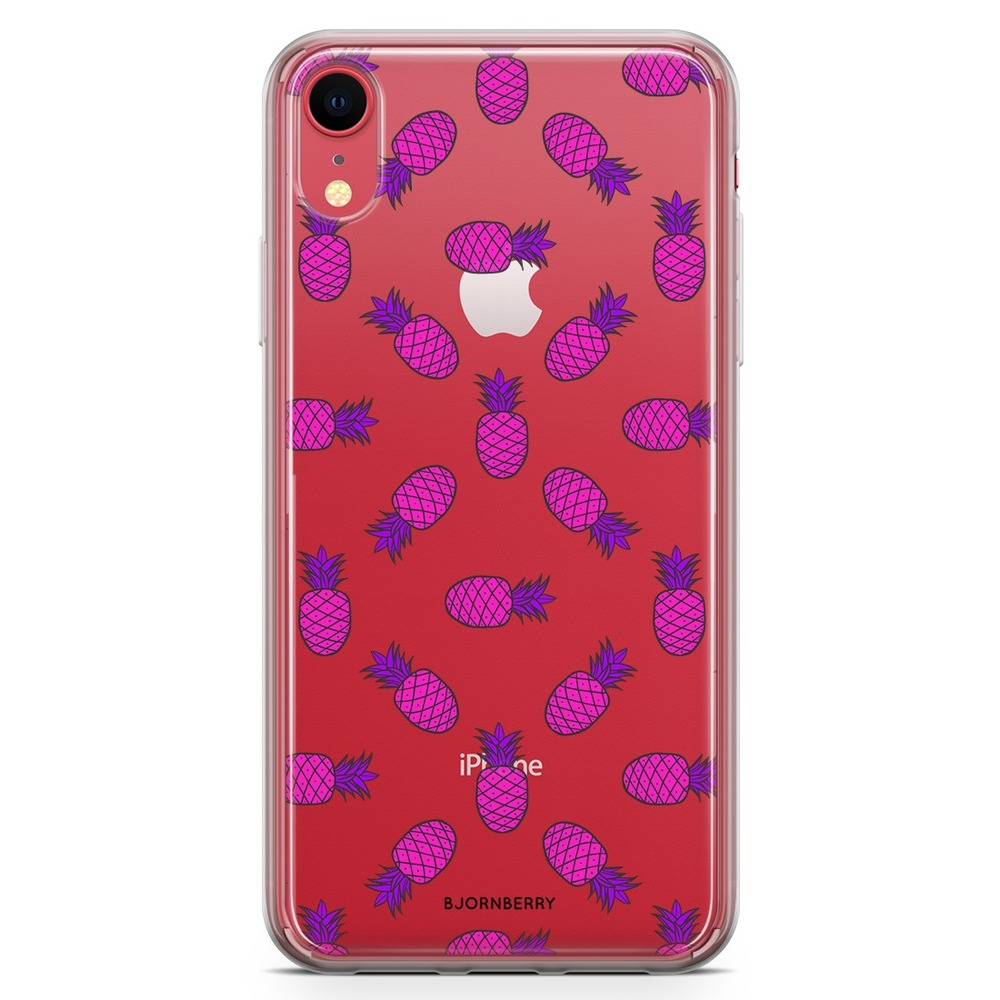 iPhone XR Fashion Case - Pink Pineapple