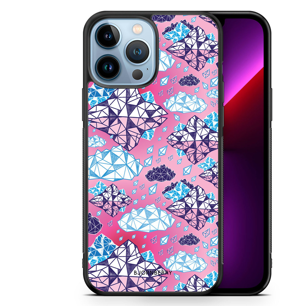 iPhone 13 Pro Max Case - Geometric Clouds