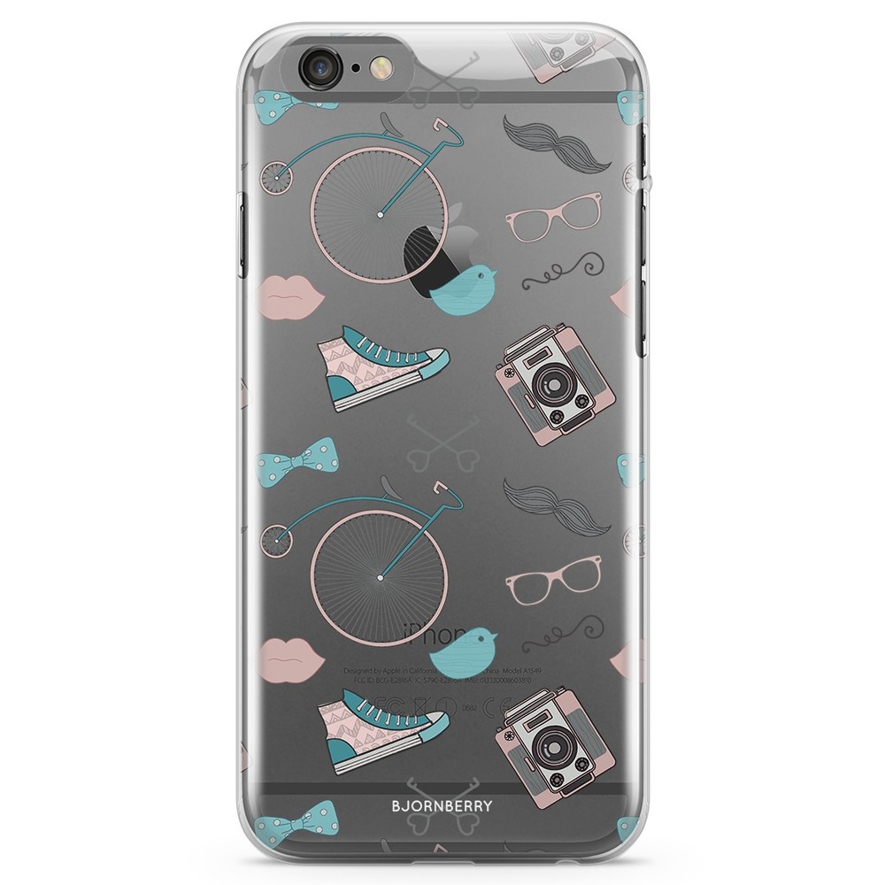iPhone 6/6s TPU Case - Hipster Pattern