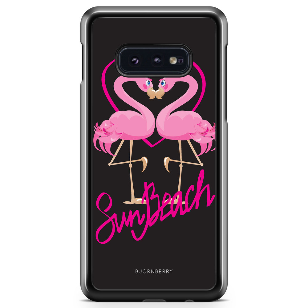 Samsung Galaxy S10e Case - Sun Beach Flamingo