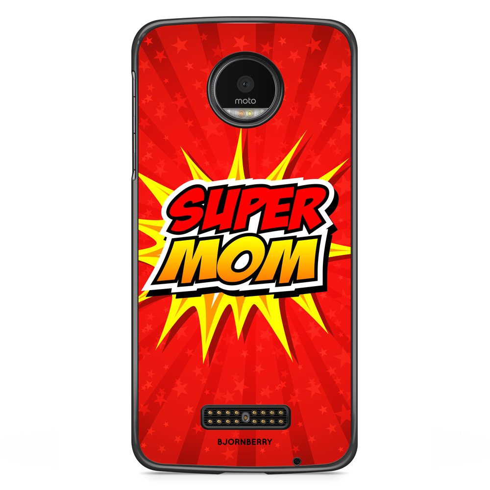 Moto Z2 Play Case - Super mom