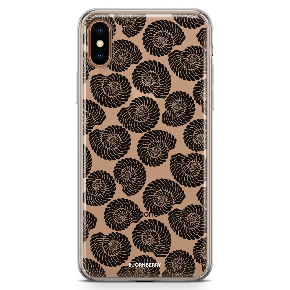 iPhone Xs Max Fashion Case - Seashell BW
