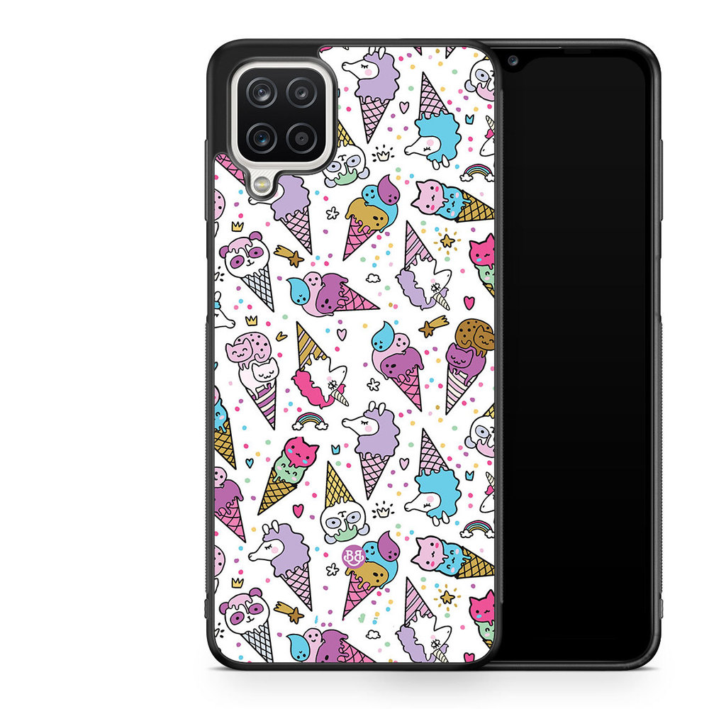 Samsung Galaxy A12 Case - Unicorn Ice Creams