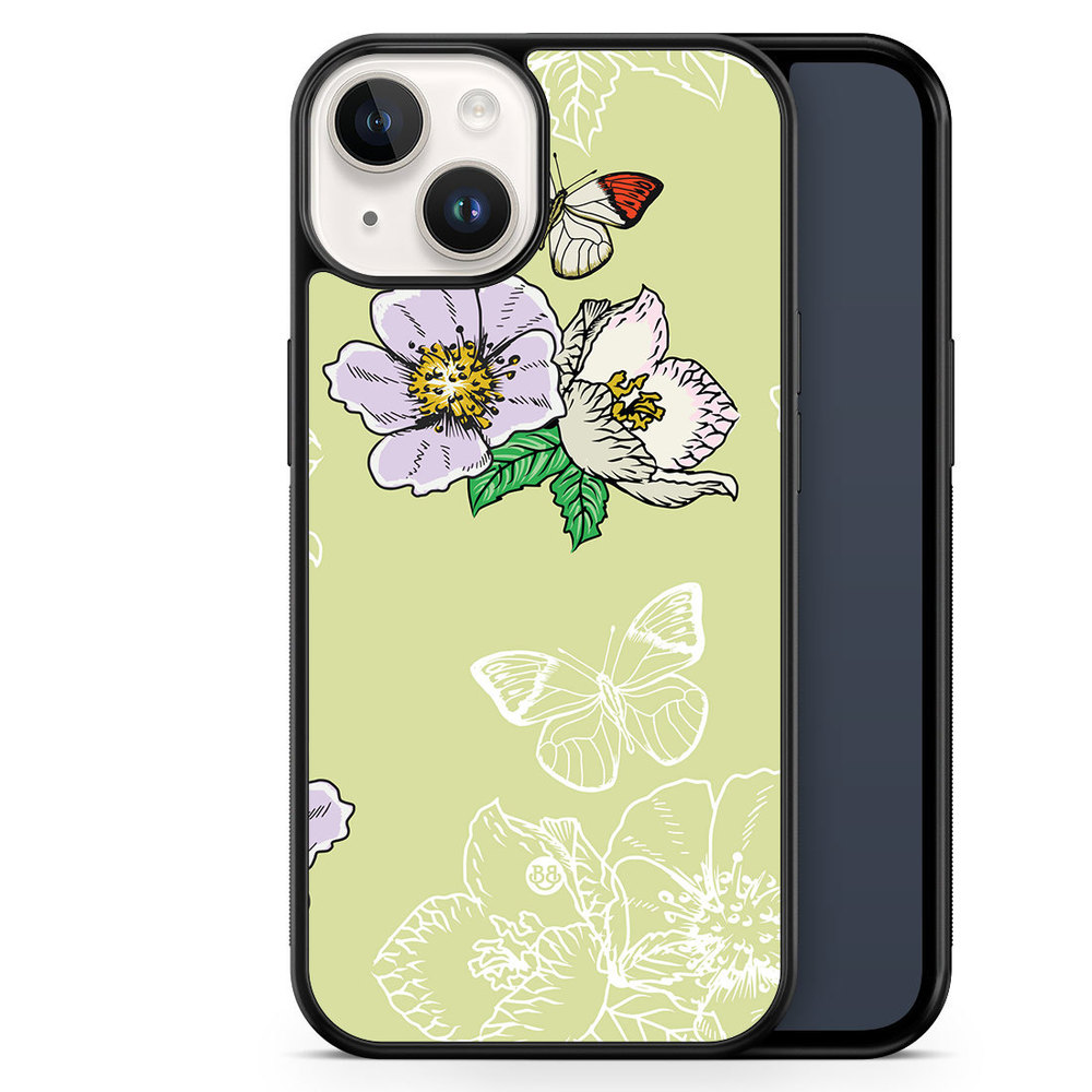 iPhone 14 Case - Butterfly Flower