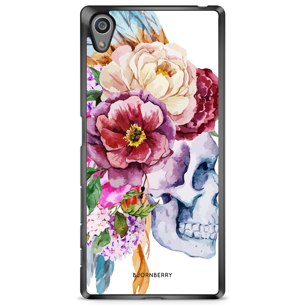 Sony Xperia Z5 Premium Case - Skull & Flowers