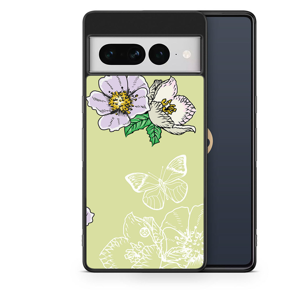 Google Pixel 7 Pro Case - Butterfly Flower