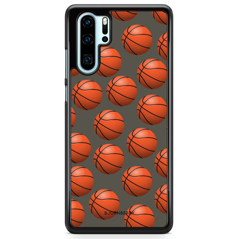 Huawei P30 Pro Case - Basketballs Pattern