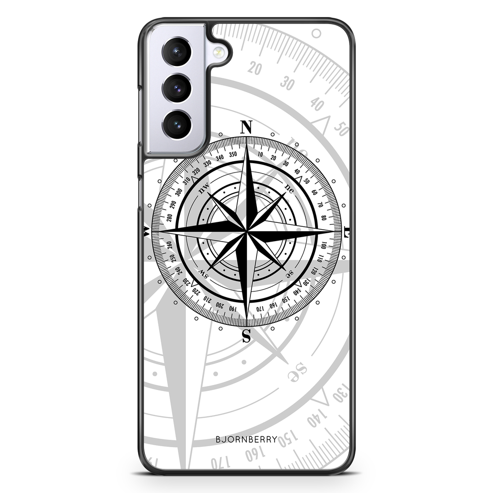 Samsung Galaxy S21 Plus Case - Compass White