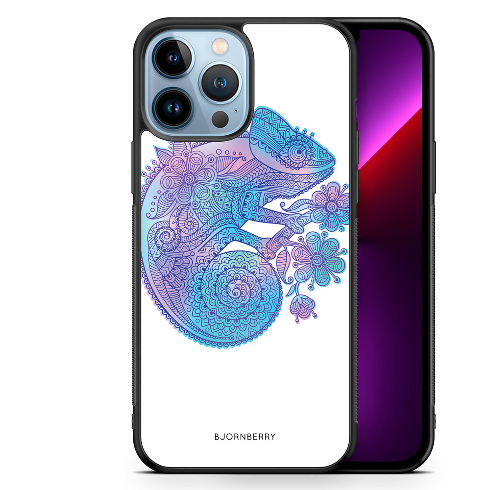 iPhone 13 Pro Max Case - Mandala Chameleon