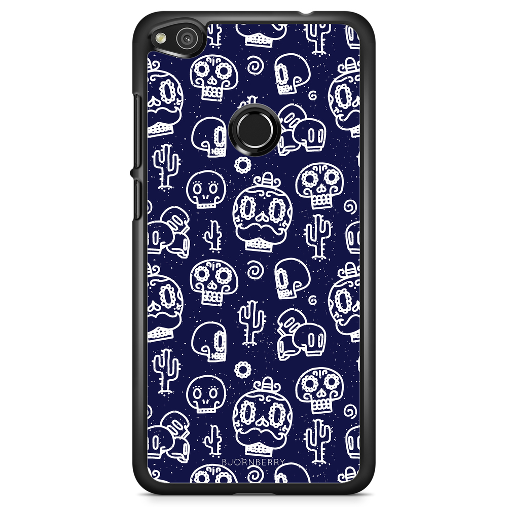 Huawei Honor 8 Lite Case - Oldschool Skulls