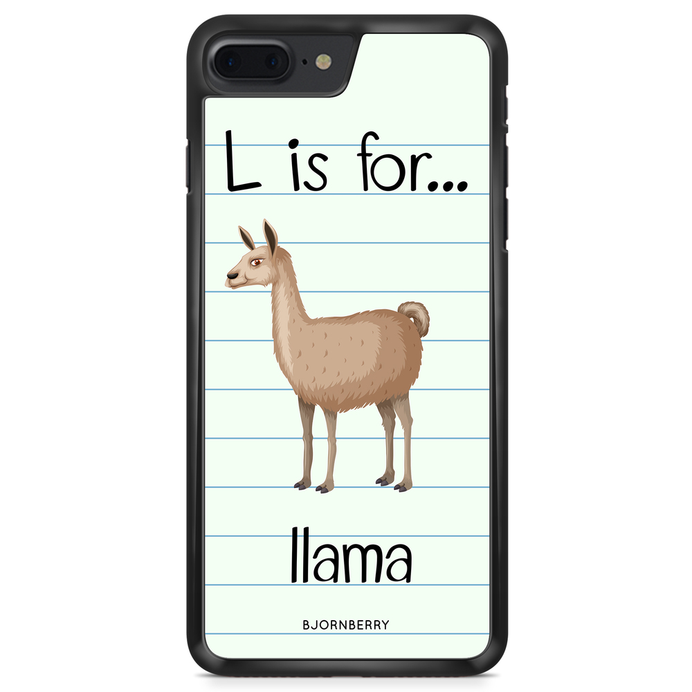 iPhone 8 Plus Case - L Is For Llama