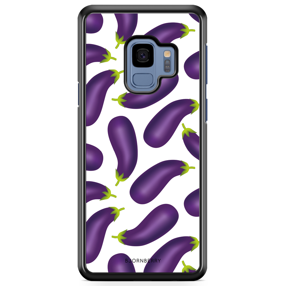 Samsung Galaxy S9 Case - Eggplant Pattern