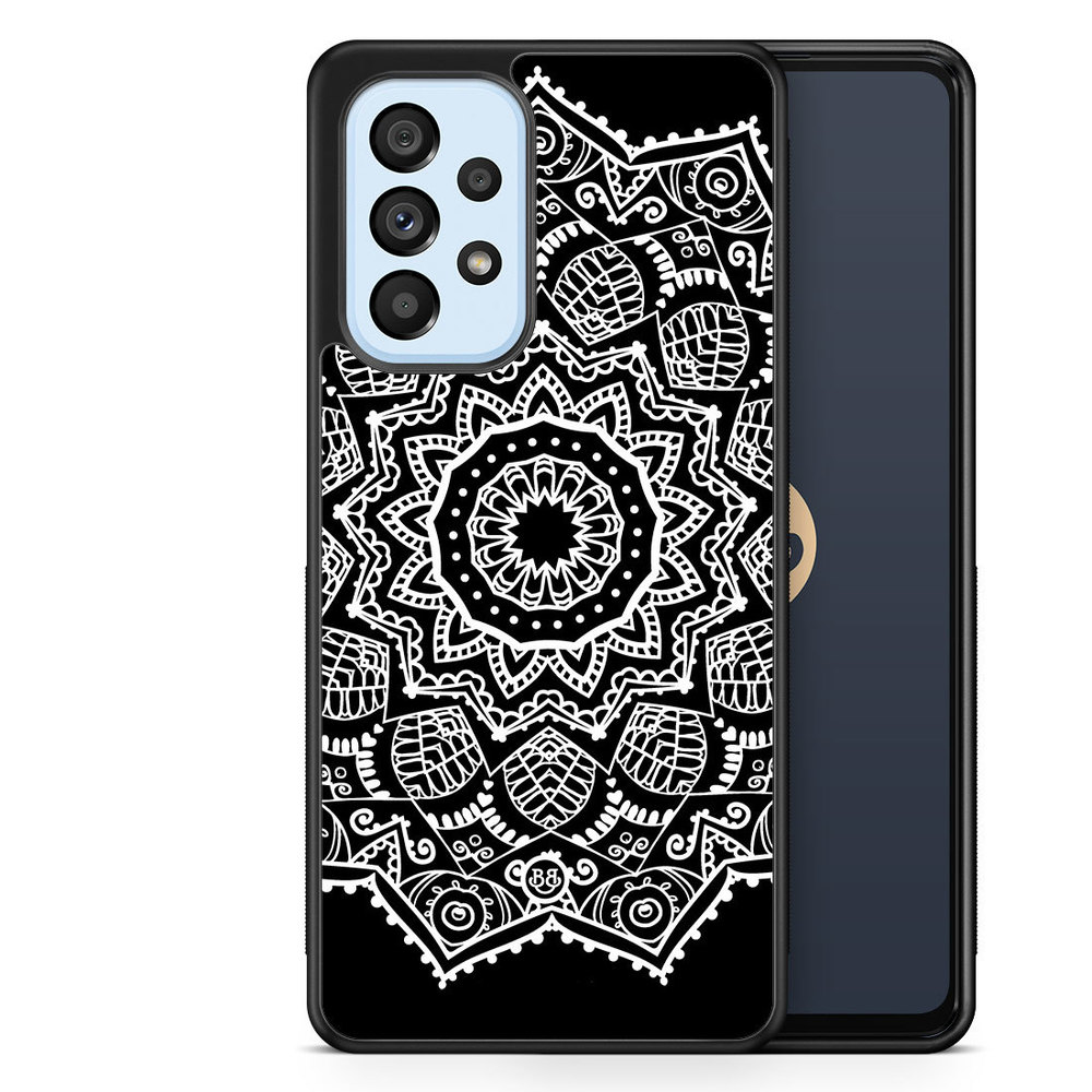 Samsung Galaxy A53 5G Case - White Mandala