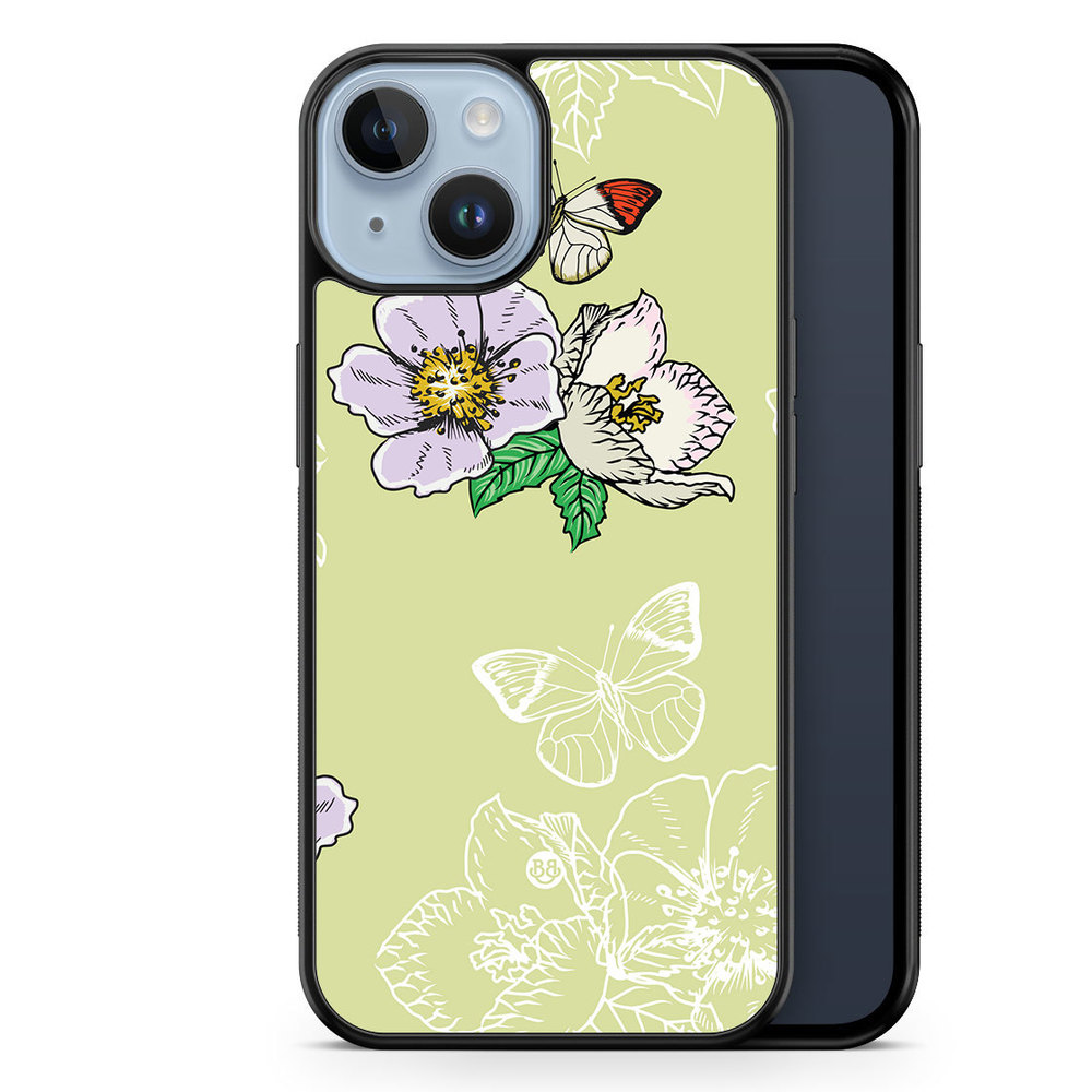 iPhone 14 Plus Case - Butterfly Flower