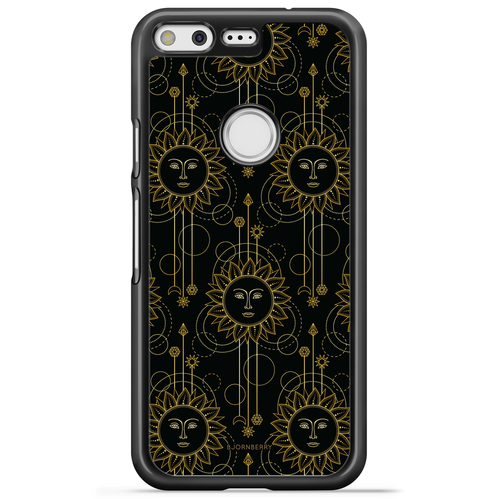 Google Pixel Case - Gold Suns