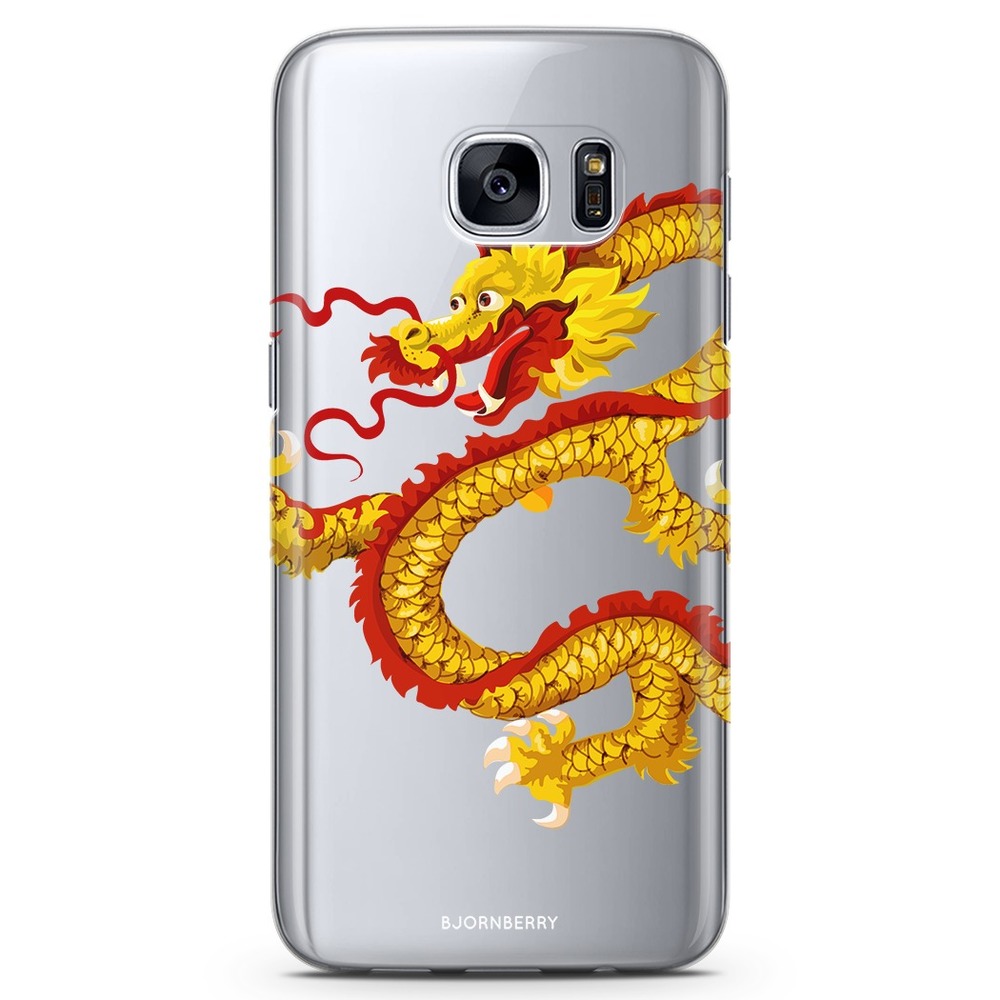 Samsung Galaxy S6 Edge TPU Case - Yellow Drake