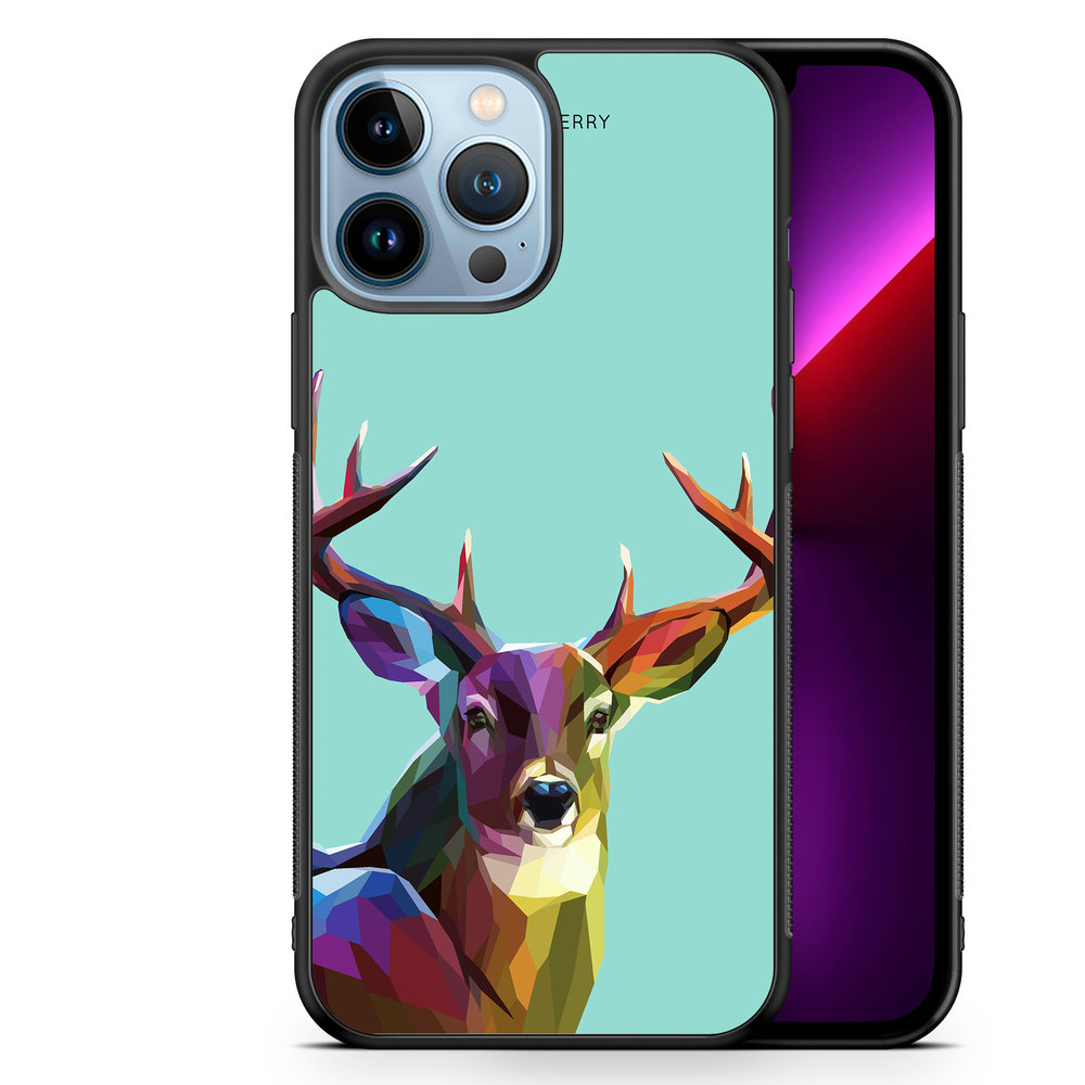 iPhone 13 Pro Max Case - Colorful Deer