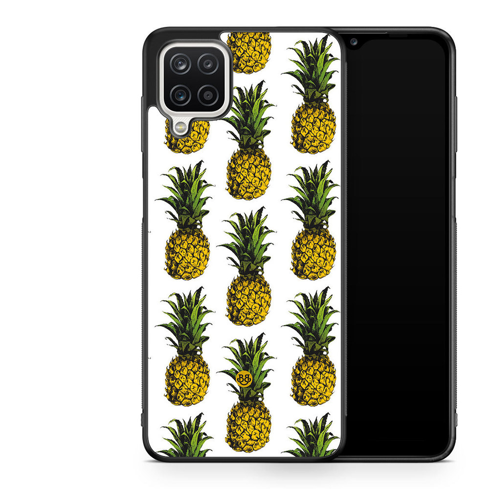 Samsung Galaxy A12 Case - Pineapple Pattern