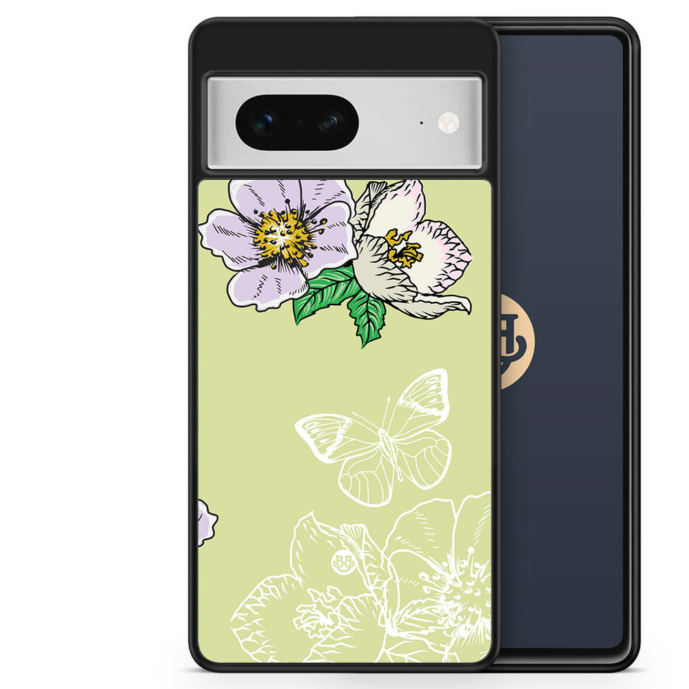 Google Pixel 7 Case - Butterfly Flower