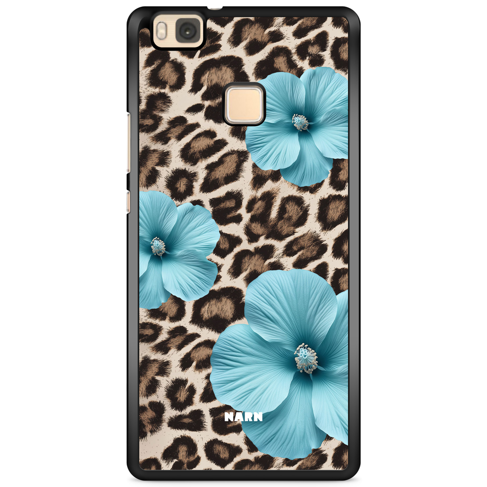 Huawei P9 Lite Case - Hibiscus Era - Turquoise Leopard