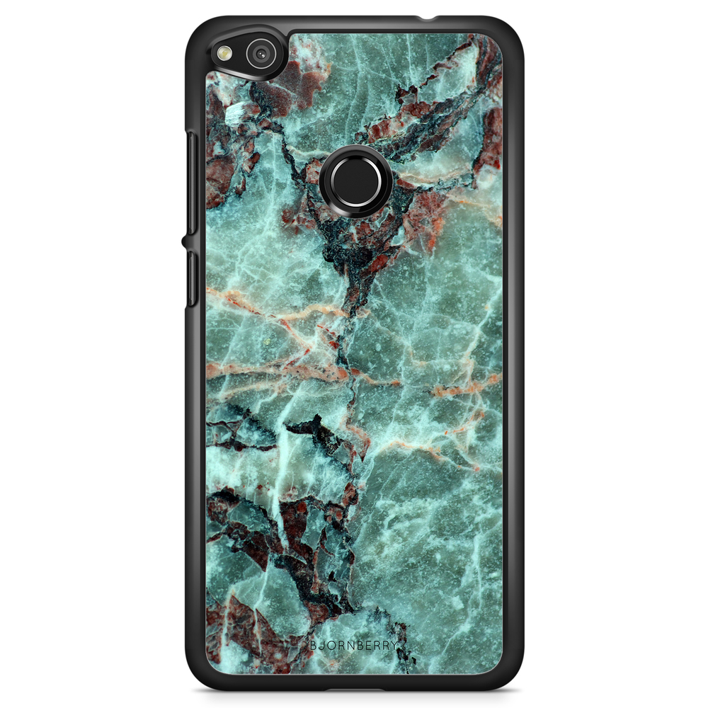 Huawei Honor 8 Lite Case - Green Marble