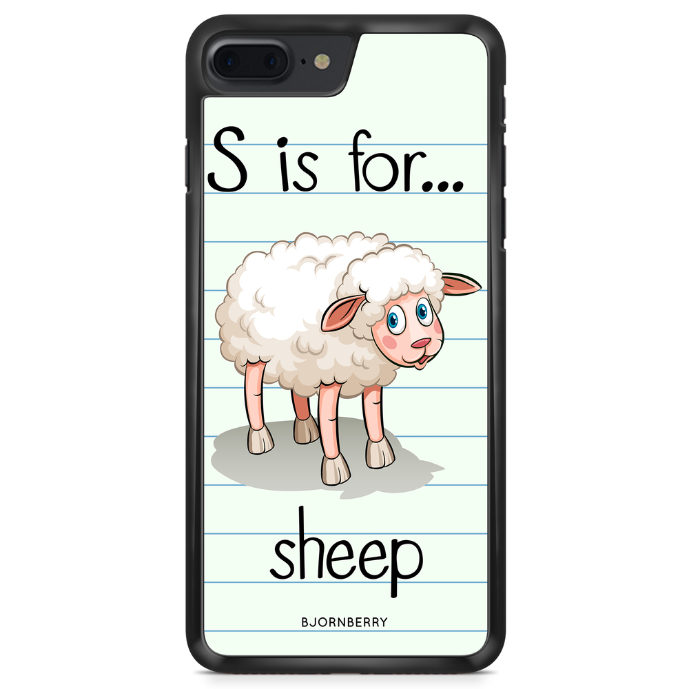 iPhone 8 Plus Case - S is for Sheep