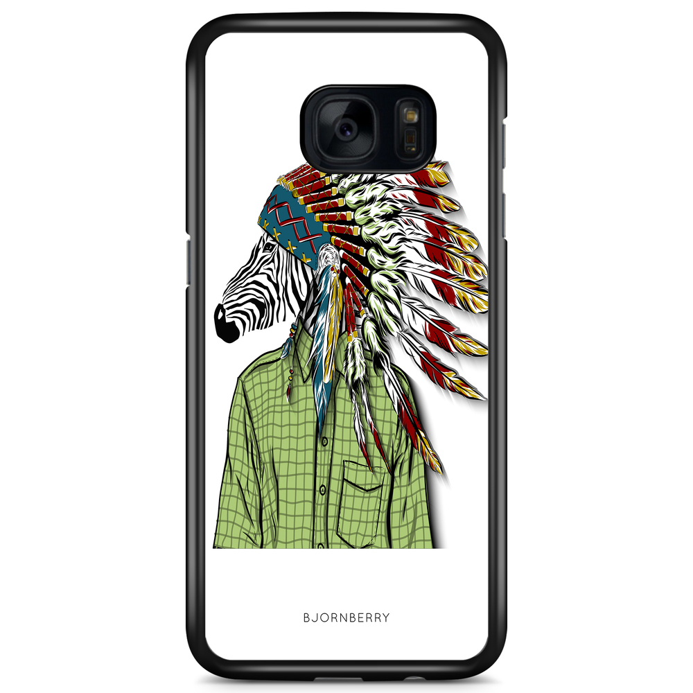 Samsung Galaxy S7 Edge Case - Hipster Zebra