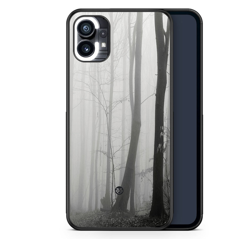 Nothing Phone (1) Case - Black/White Autumn