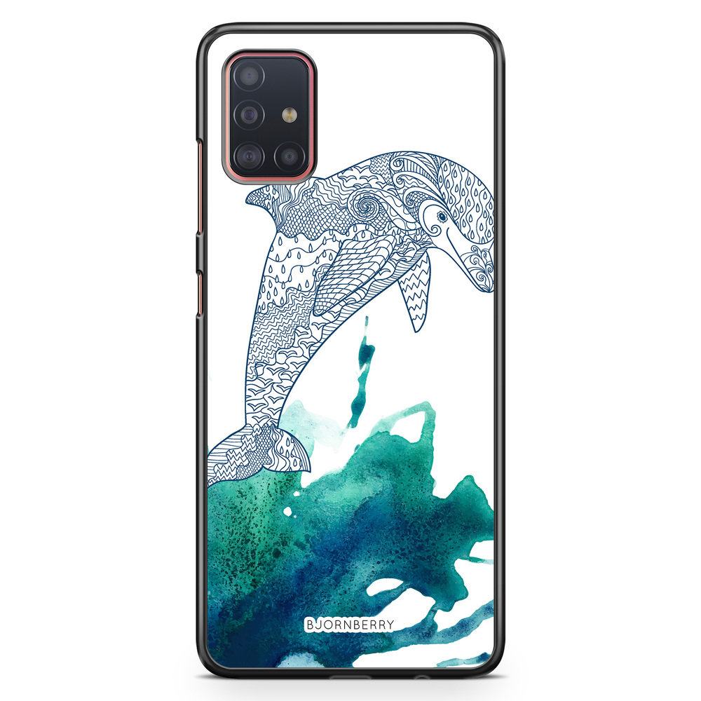 Samsung Galaxy A51 Case - Mandala Dolphine