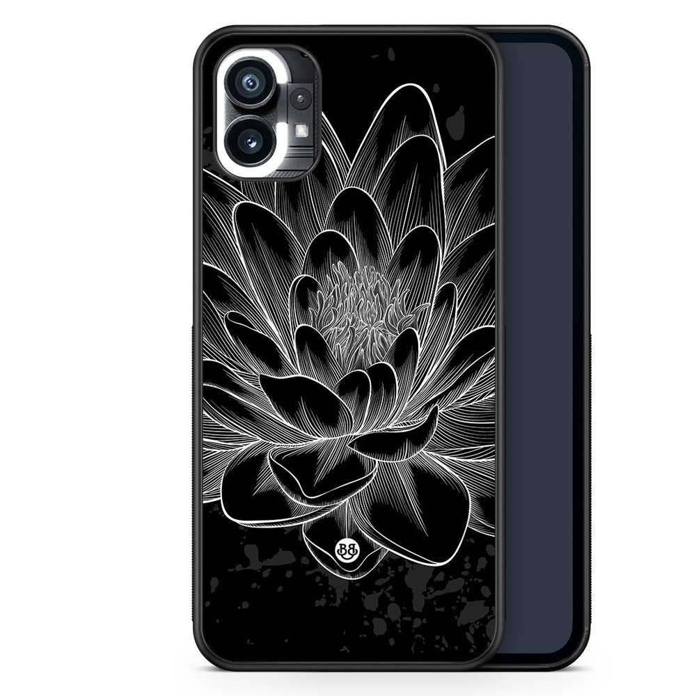 Nothing Phone (1) Case - Black/White Lotus