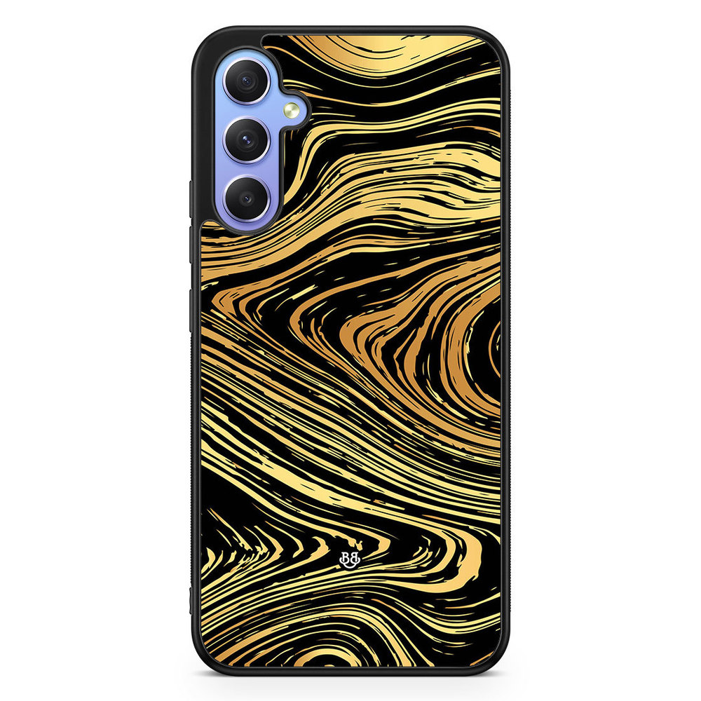 Samsung Galaxy A34 5G Case - Gold Marble