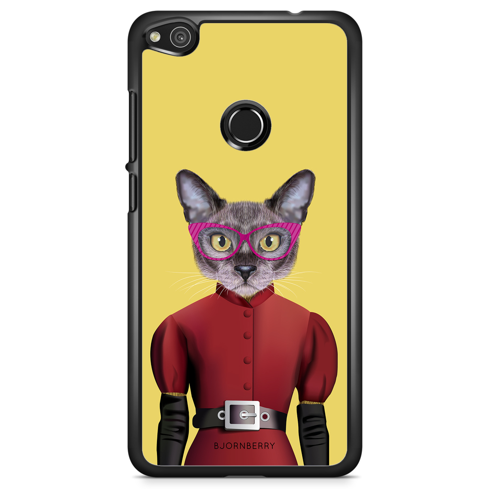 Huawei Honor 8 Lite Case - Hipster Cat