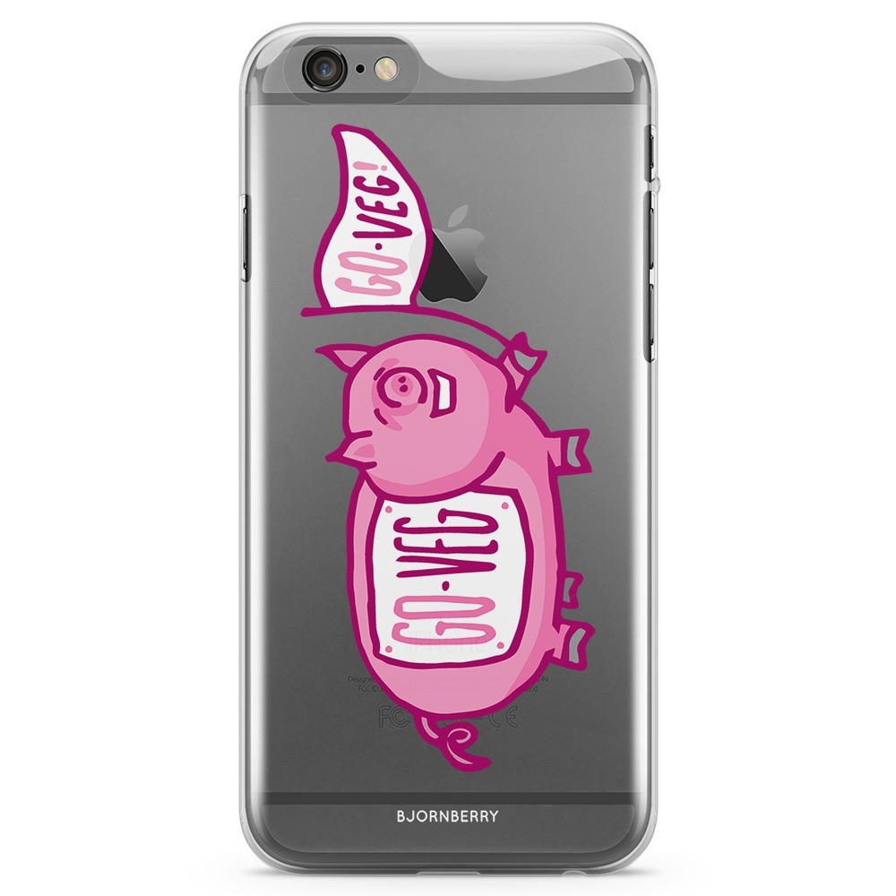 iPhone 6/6s TPU Case - Pink Pig