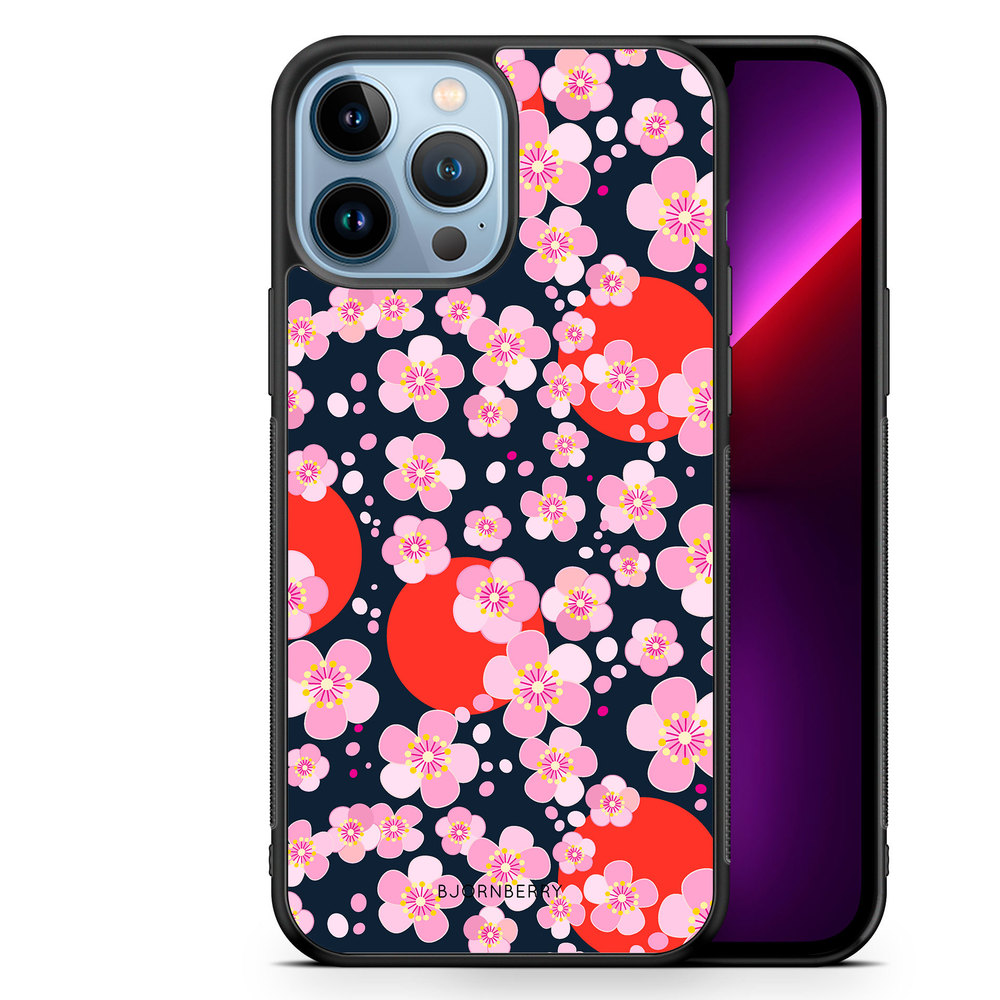 iPhone 13 Pro Max Case - Japanese Flowers
