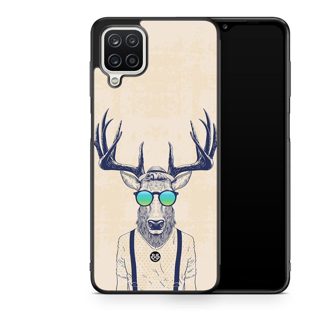 Samsung Galaxy A12 Case - Hipster Deer