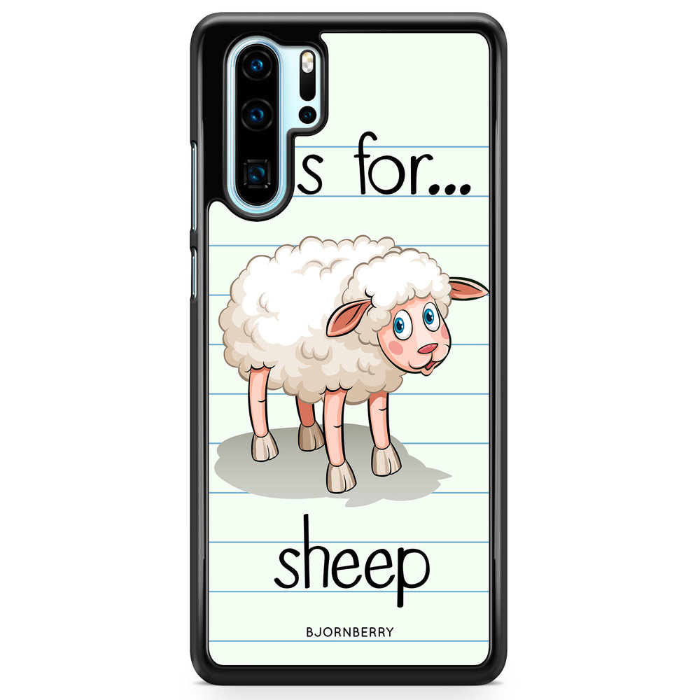 Huawei P30 Pro Case - S is for Sheep