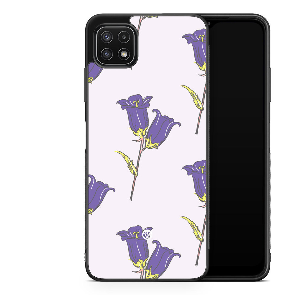 Samsung Galaxy A22 5G Case - Wild Purple Flowers
