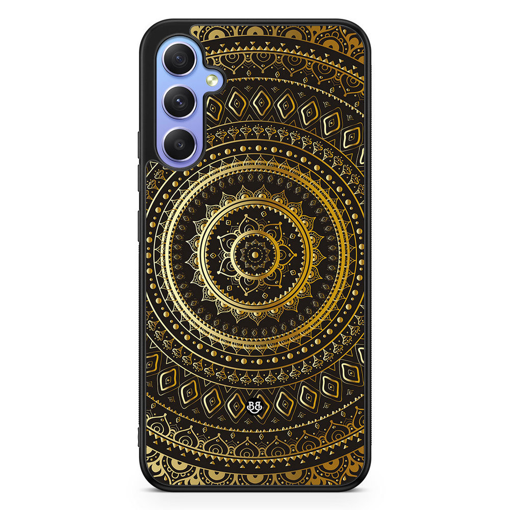 Samsung Galaxy A34 5G Case - Gold Mandala