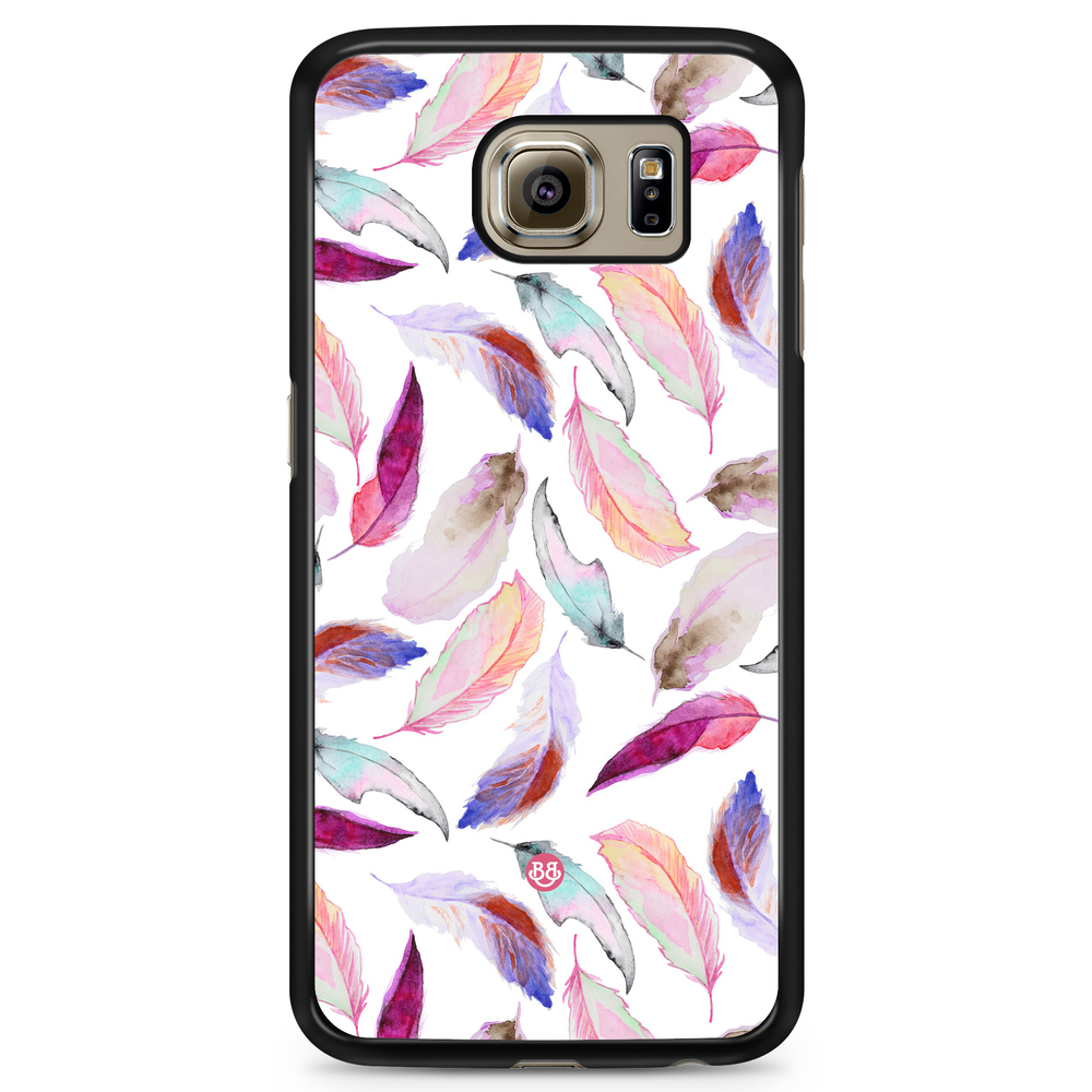 Samsung Galaxy S6 Case - Watercolor Feathers