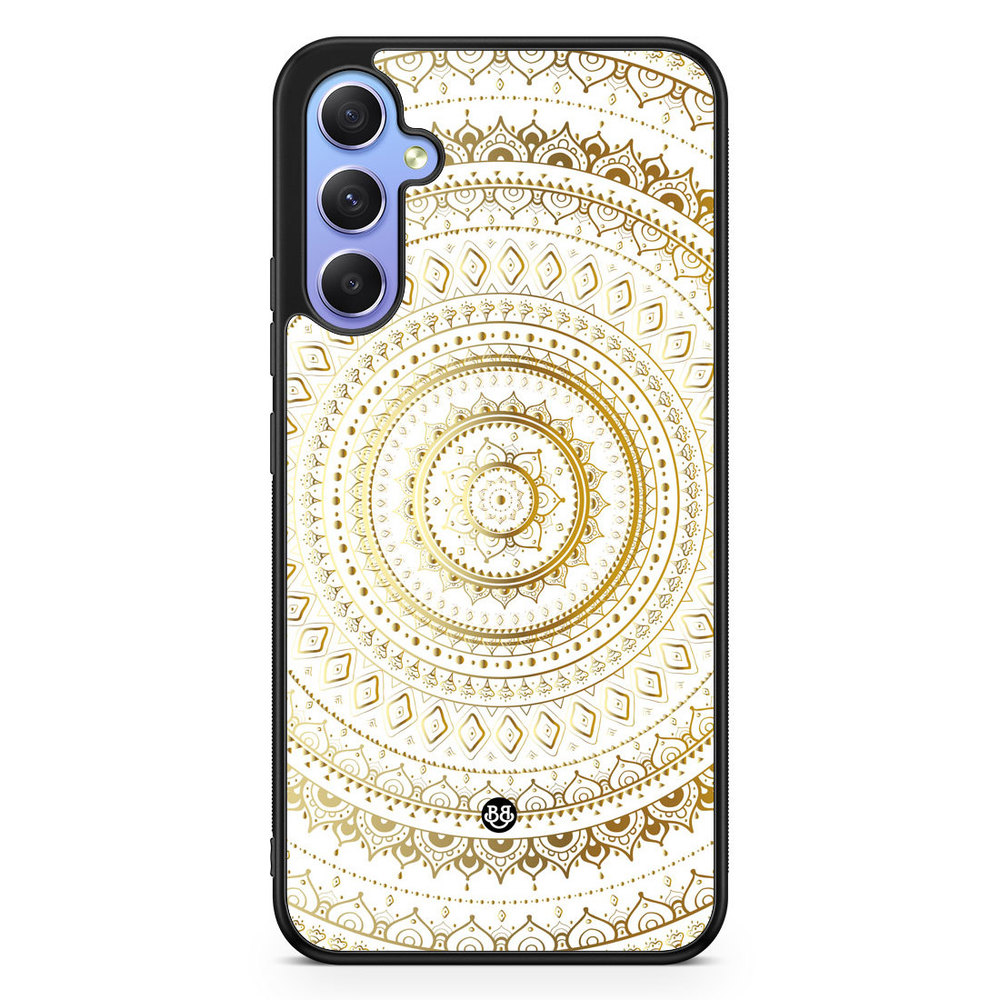 Samsung Galaxy A34 5G Case - Gold Mandala