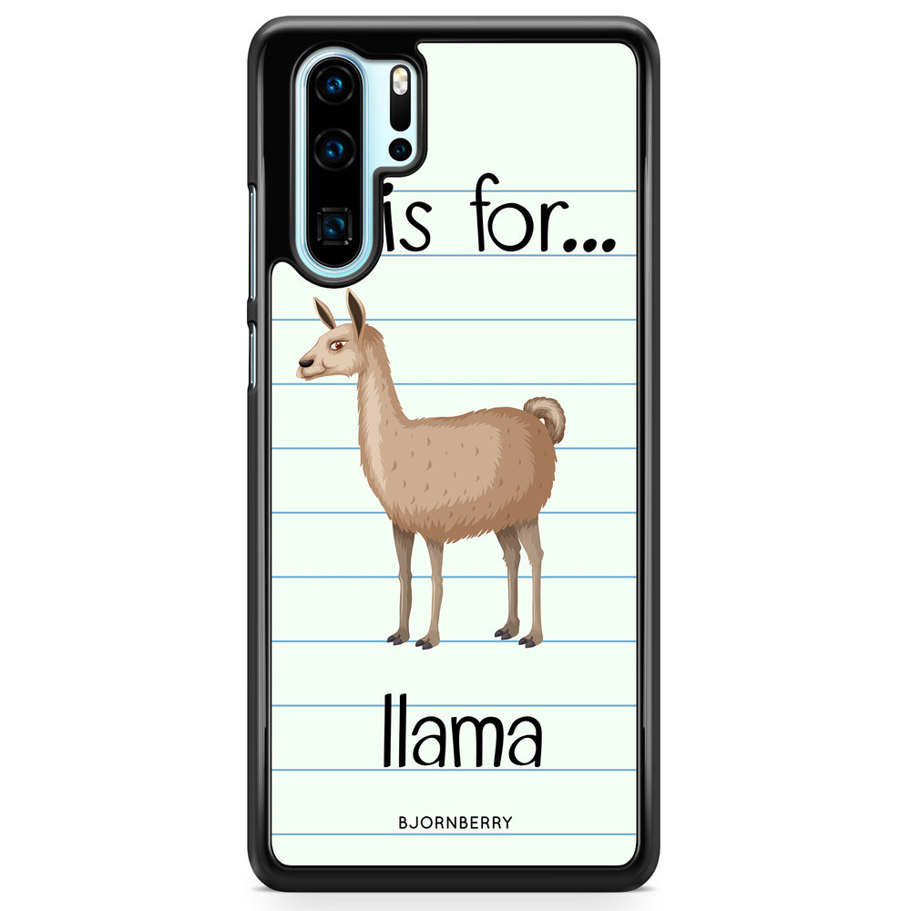 Huawei P30 Pro Case - L Is For Llama