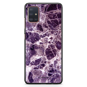 Samsung Galaxy A51 Skal - Lila Marmor