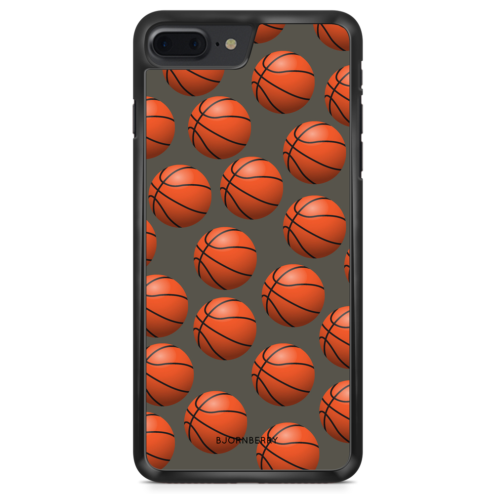 iPhone 8 Plus Case - Basketballs Pattern
